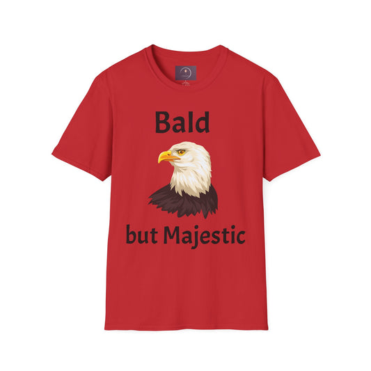 Bald but Majestic T‑Shirt — Bald Eagle Graphic Tee