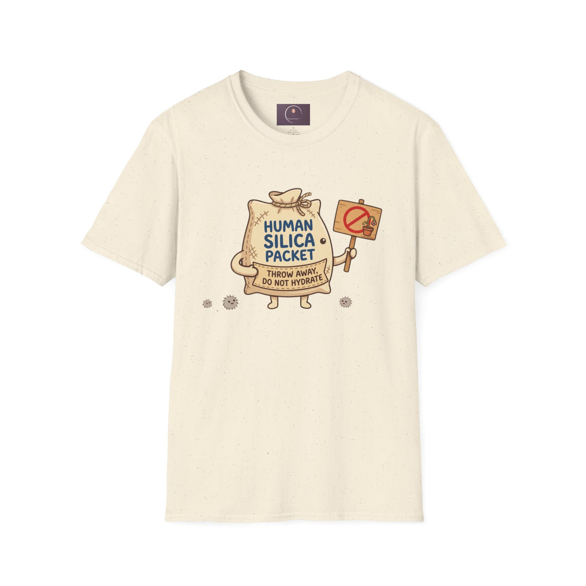 Human Silica Packet T-Shirt — Funny Novelty Graphic Tee