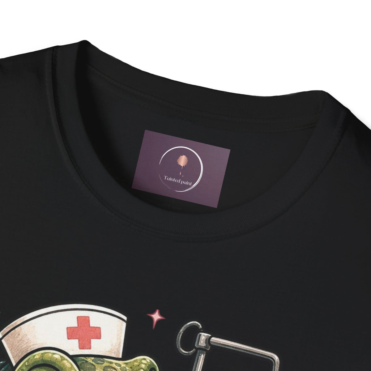 Nurse Dino T‑Shirt — Cute Daptomycin IV Cartoon Tee for Nurses & Med Students