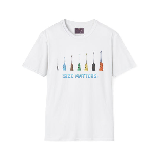 Size Matters T-Shirt — Colorful Art Brush Sizes Tee
