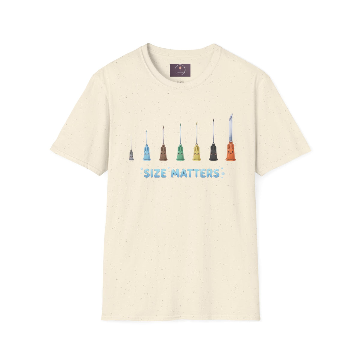 Size Matters T-Shirt — Colorful Art Brush Sizes Tee