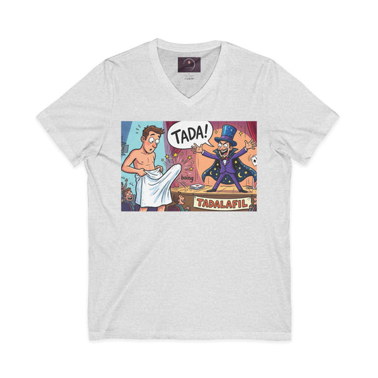 Tadafil Funny Magic Strip Joke V-neck T-Shirt