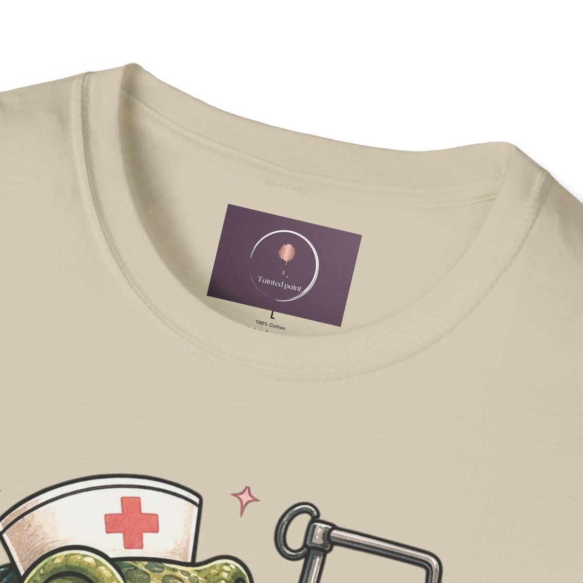 Nurse Dino T‑Shirt — Cute Daptomycin IV Cartoon Tee for Nurses & Med Students