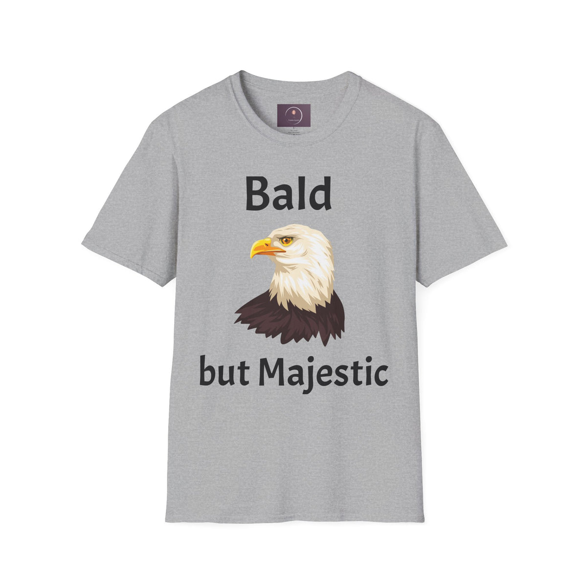Bald but Majestic T‑Shirt — Bald Eagle Graphic Tee