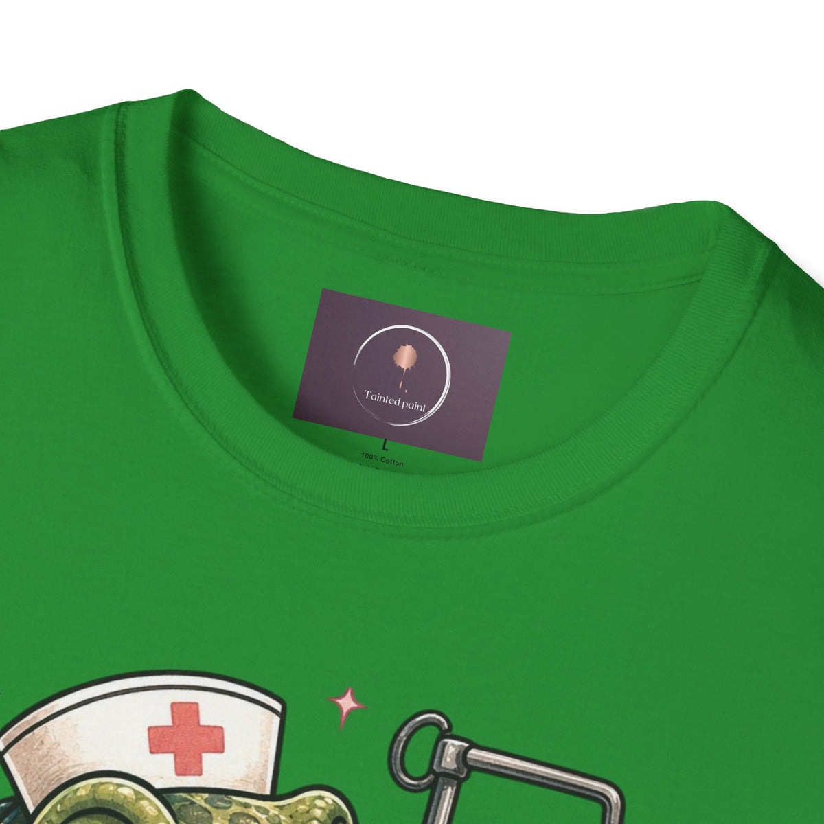 Nurse Dino T‑Shirt — Cute Daptomycin IV Cartoon Tee for Nurses & Med Students