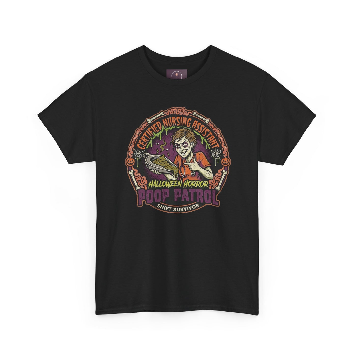 CNA Poop Patrol Halloween Horror Tee