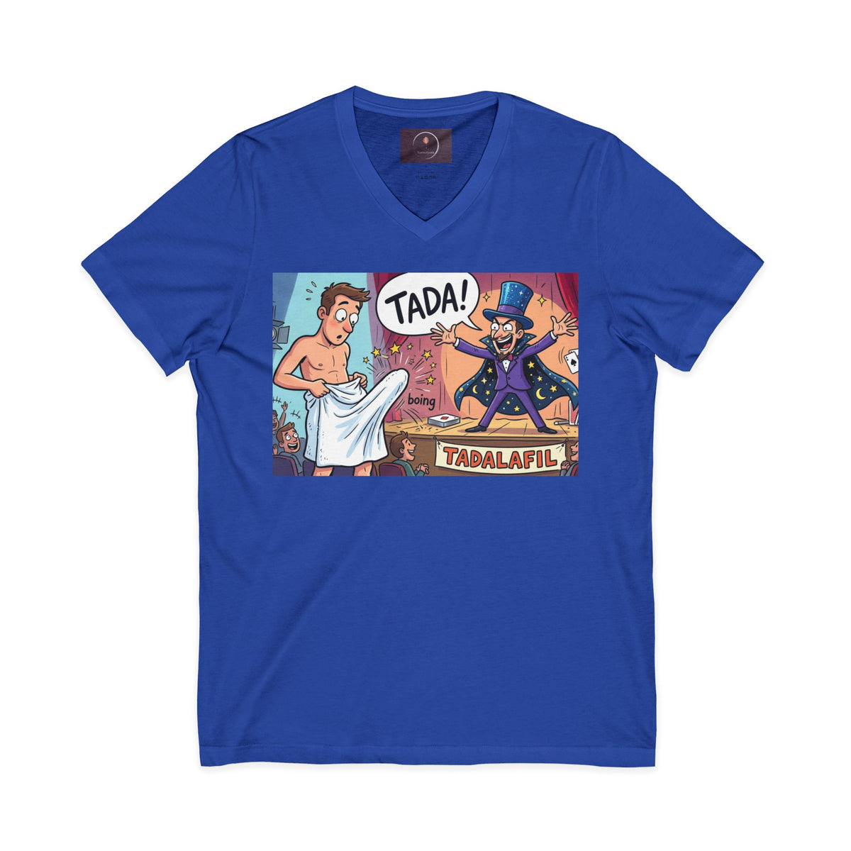 Tadafil Funny Magic Strip Joke V-neck T-Shirt