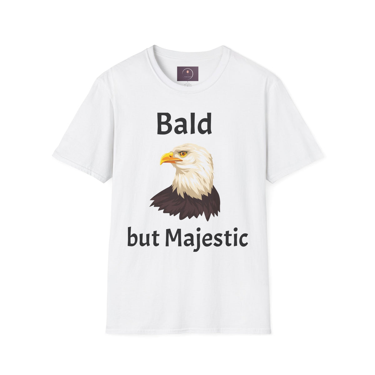 Bald but Majestic T‑Shirt — Bald Eagle Graphic Tee