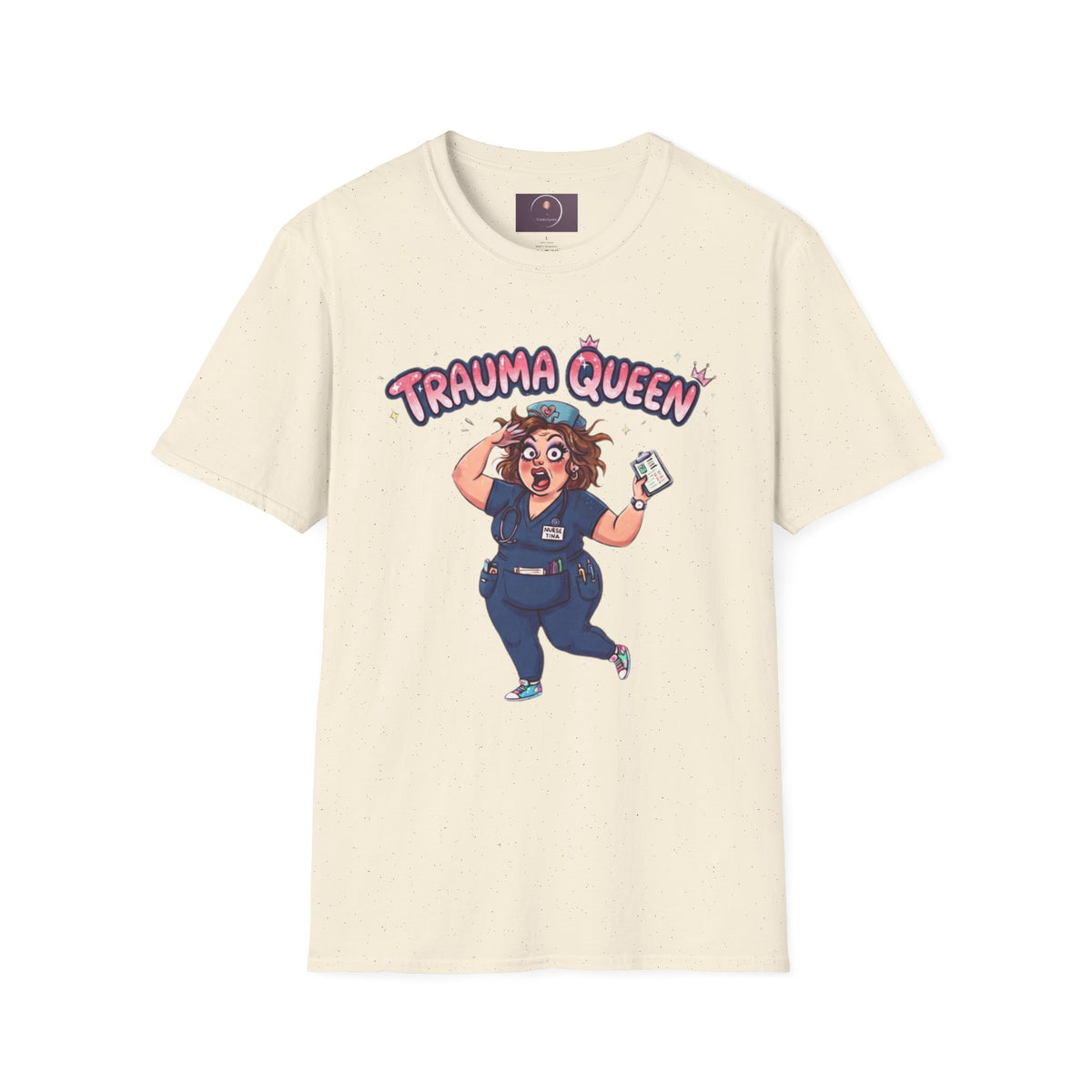 Trauma Queen T-Shirt — Funny ER Nurse Medical Humor Tee