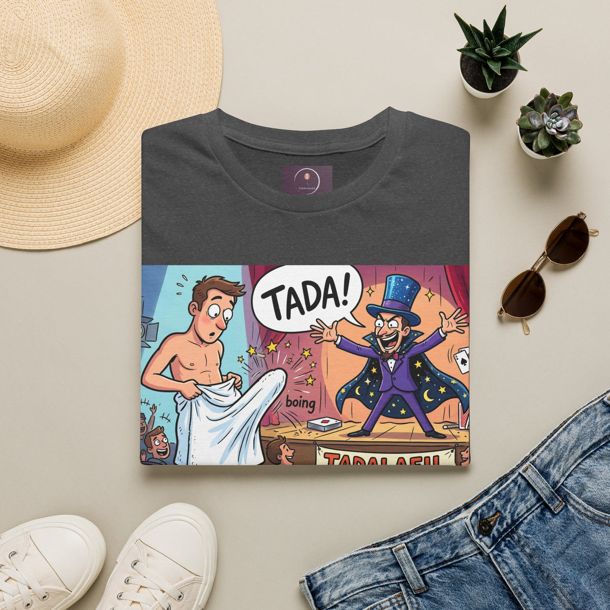 Tadafil Funny Magic Strip Joke T-Shirt