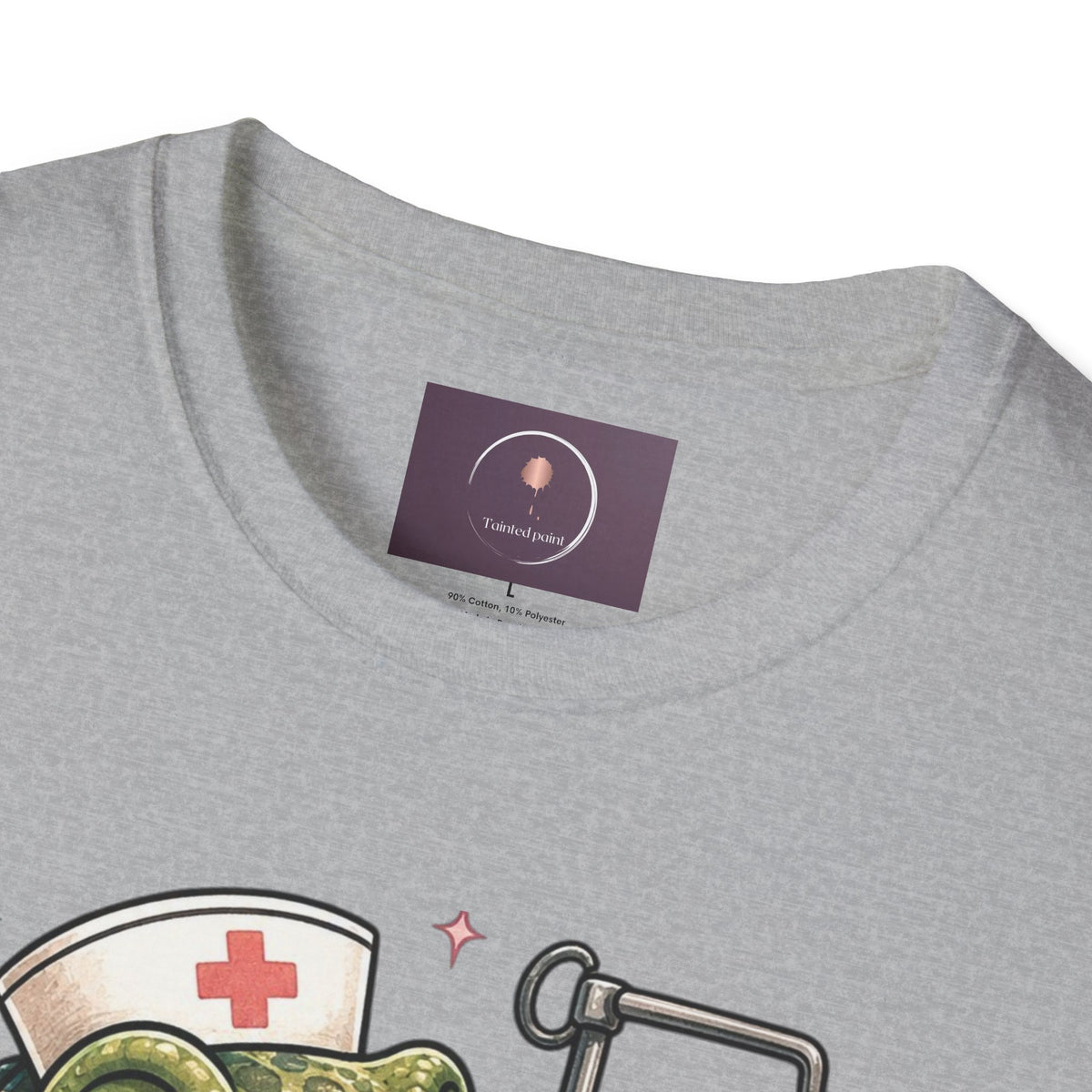 Nurse Dino T‑Shirt — Cute Daptomycin IV Cartoon Tee for Nurses & Med Students