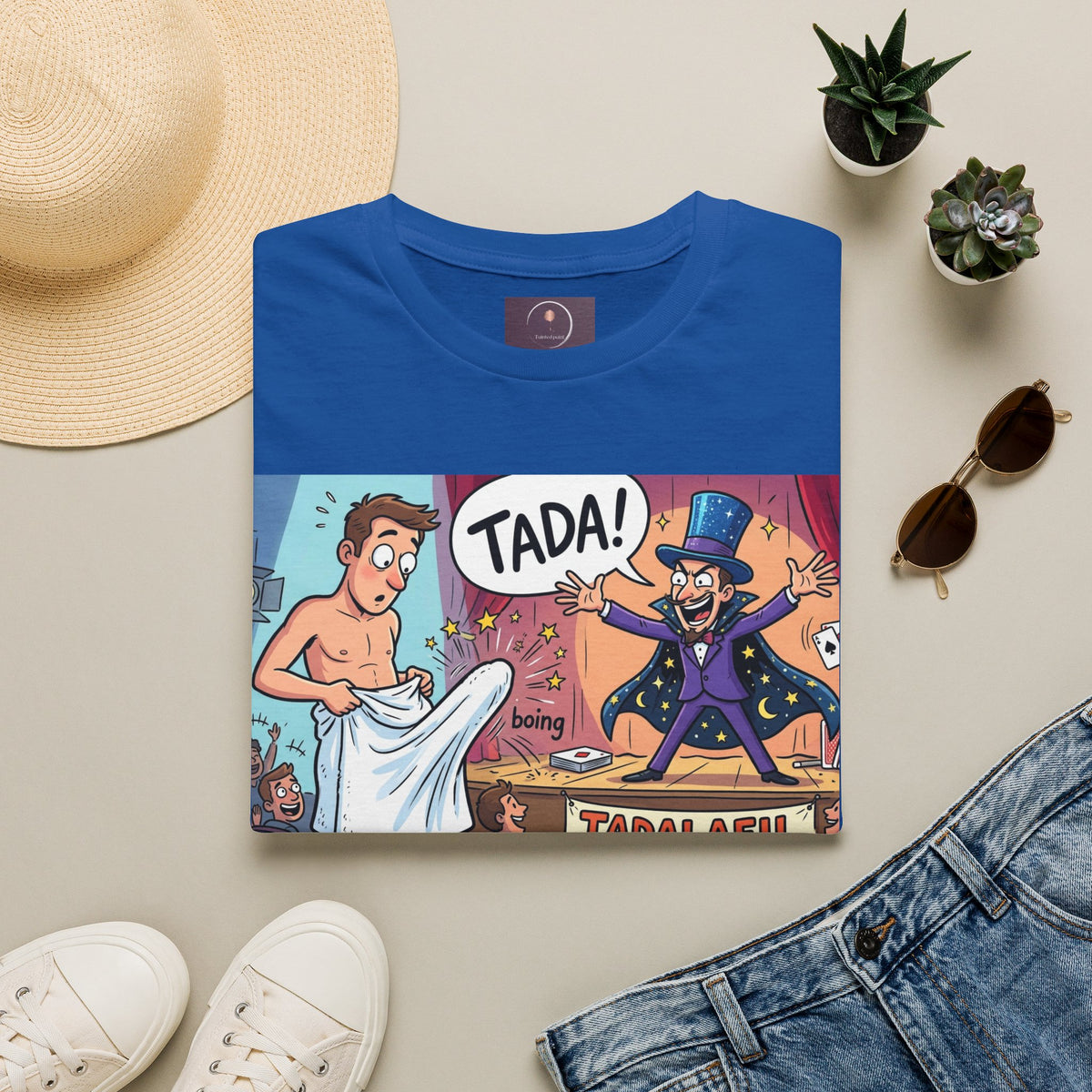 Tadafil Funny Magic Strip Joke T-Shirt