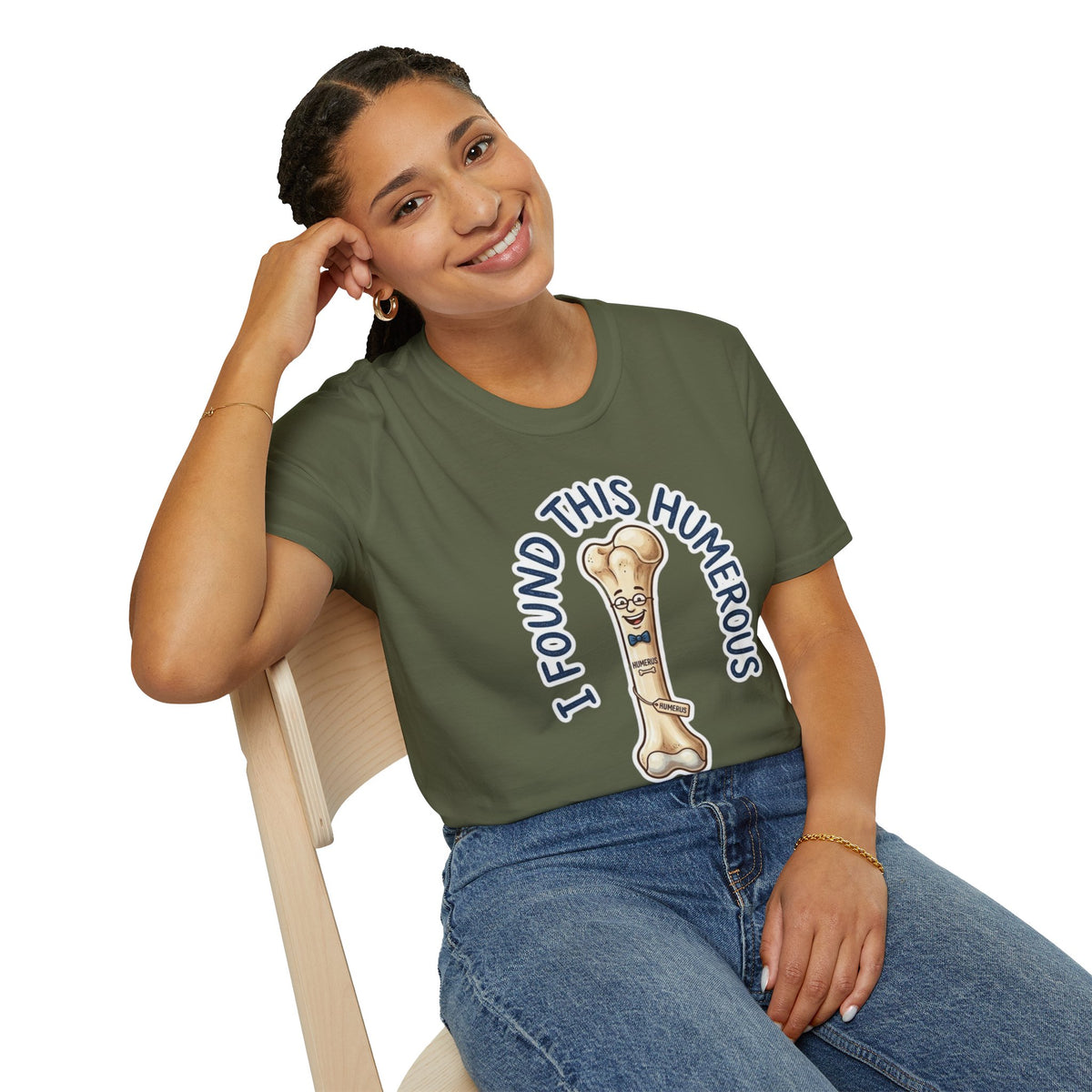 I Found This Humerous T-Shirt — Funny Bone Cartoon Tee