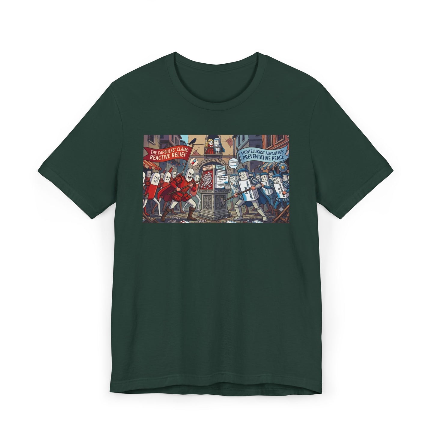 Montelukast vs. The Capsules Tee