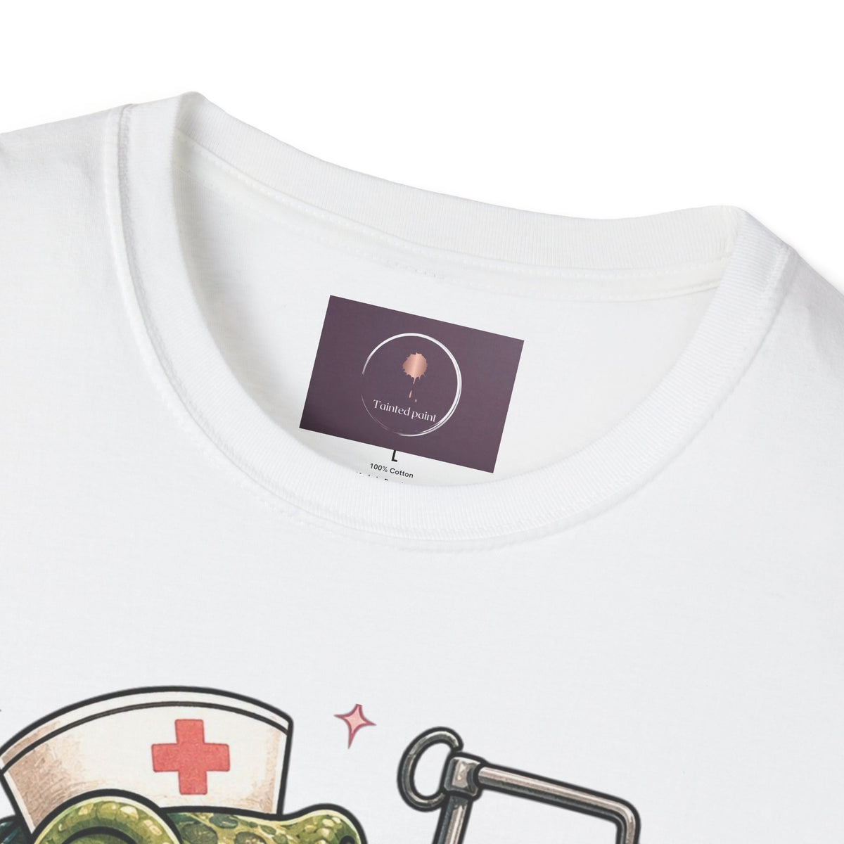 Nurse Dino T‑Shirt — Cute Daptomycin IV Cartoon Tee for Nurses & Med Students
