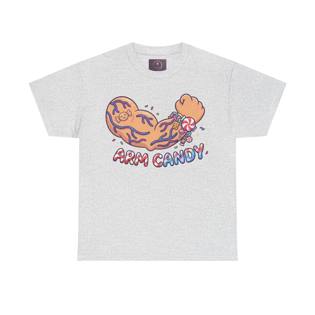 Arm Candy Graphic Tee — Cute Candy Arm Illustration T-Shirt