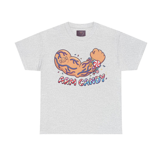 Arm Candy Graphic Tee — Cute Candy Arm Illustration T-Shirt