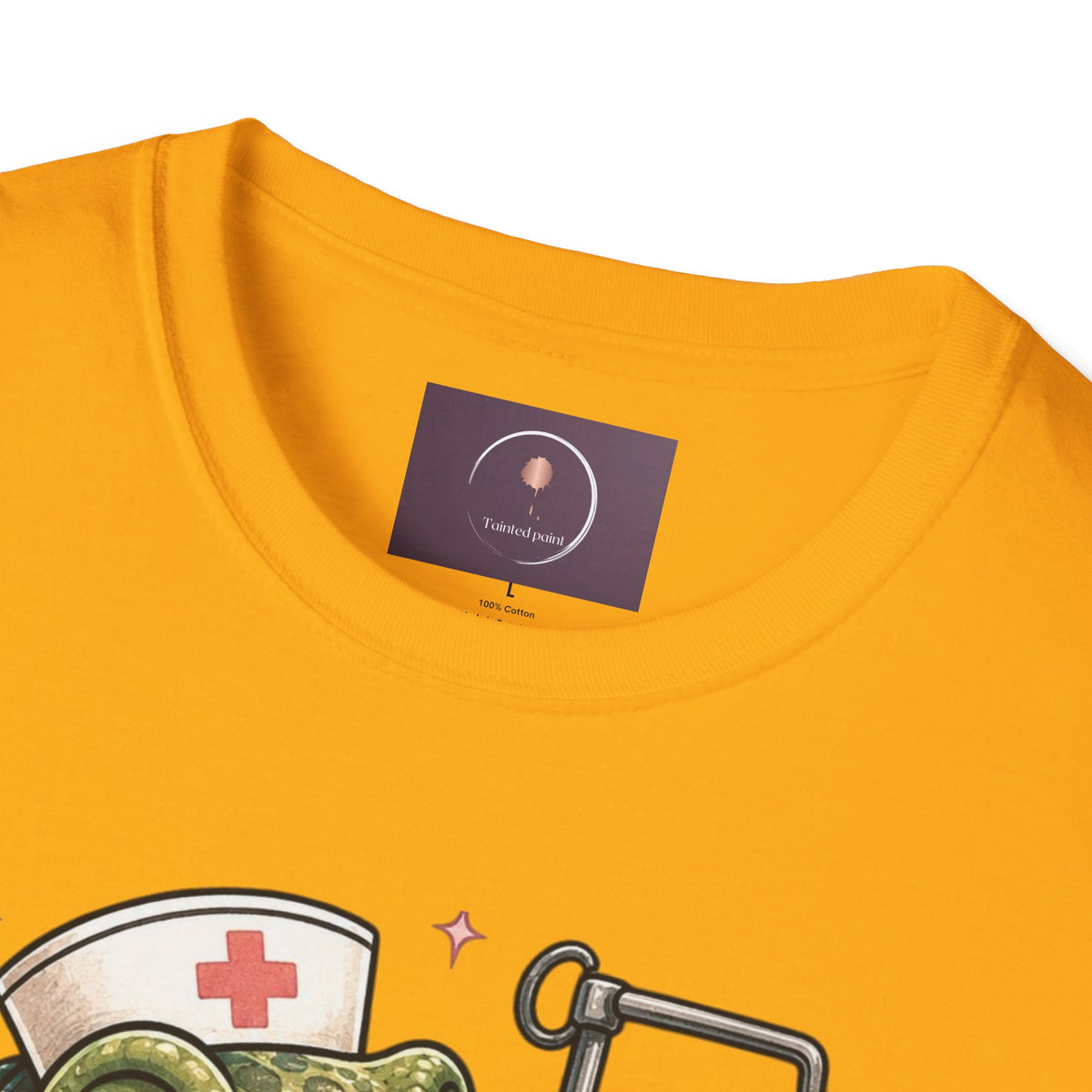 Nurse Dino T‑Shirt — Cute Daptomycin IV Cartoon Tee for Nurses & Med Students