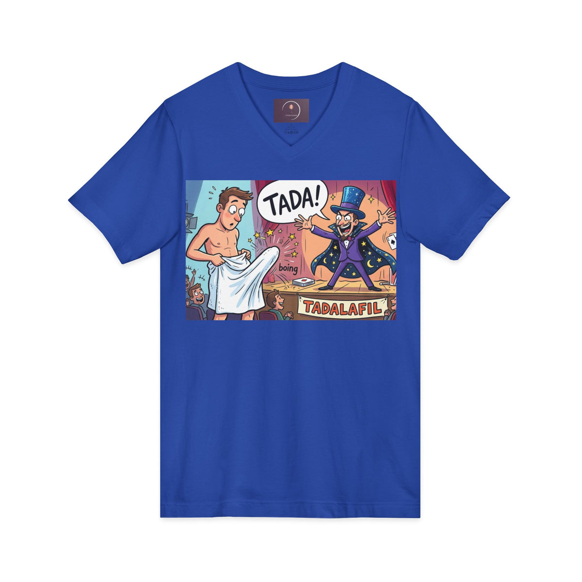 Tadafil Funny Magic Strip Joke V-neck T-Shirt
