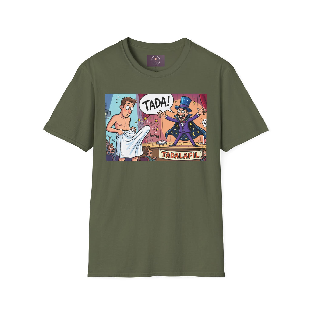 Tadafil Funny Magic Strip Joke T-Shirt