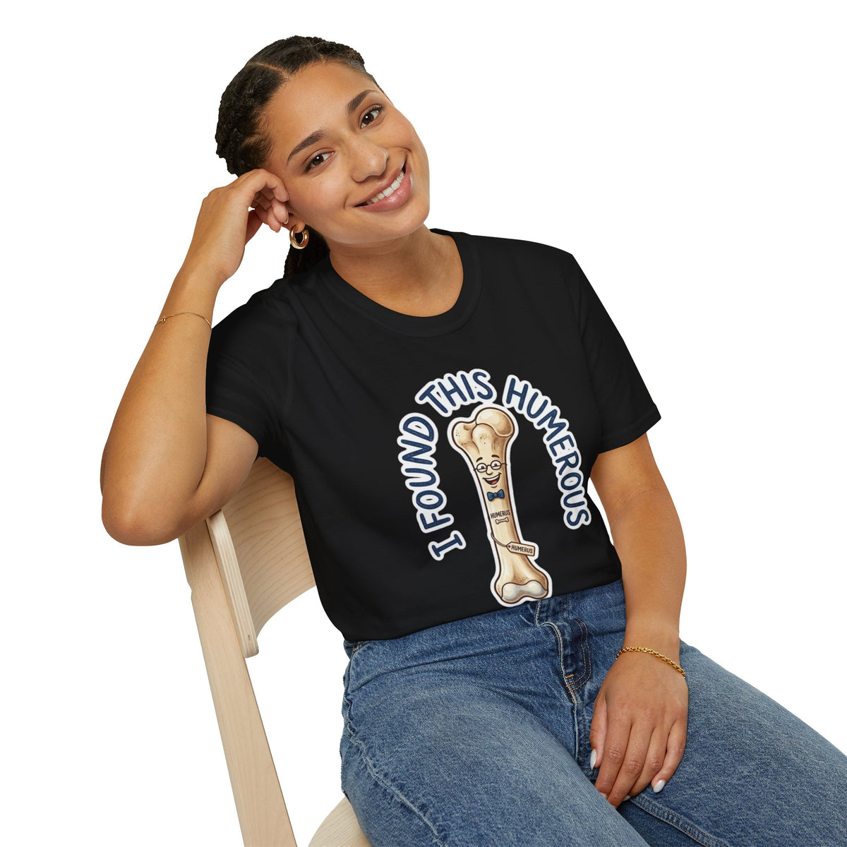 I Found This Humerous T-Shirt — Funny Bone Cartoon Tee