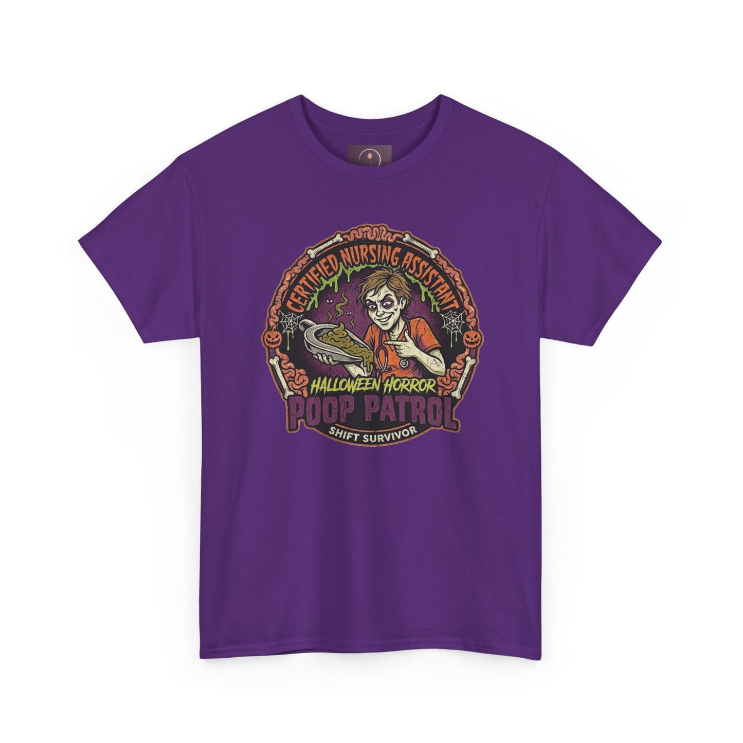 CNA Poop Patrol Halloween Horror Tee