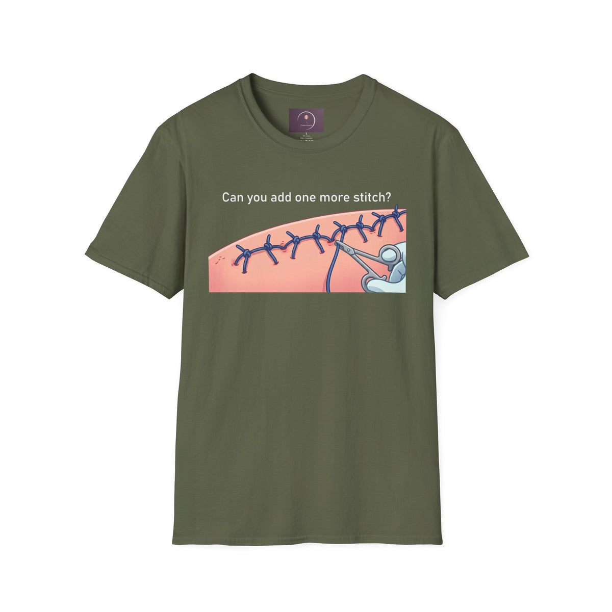 Surgical Humor T-Shirt — "Can you add one more stitch?" Medical Nurse Gift