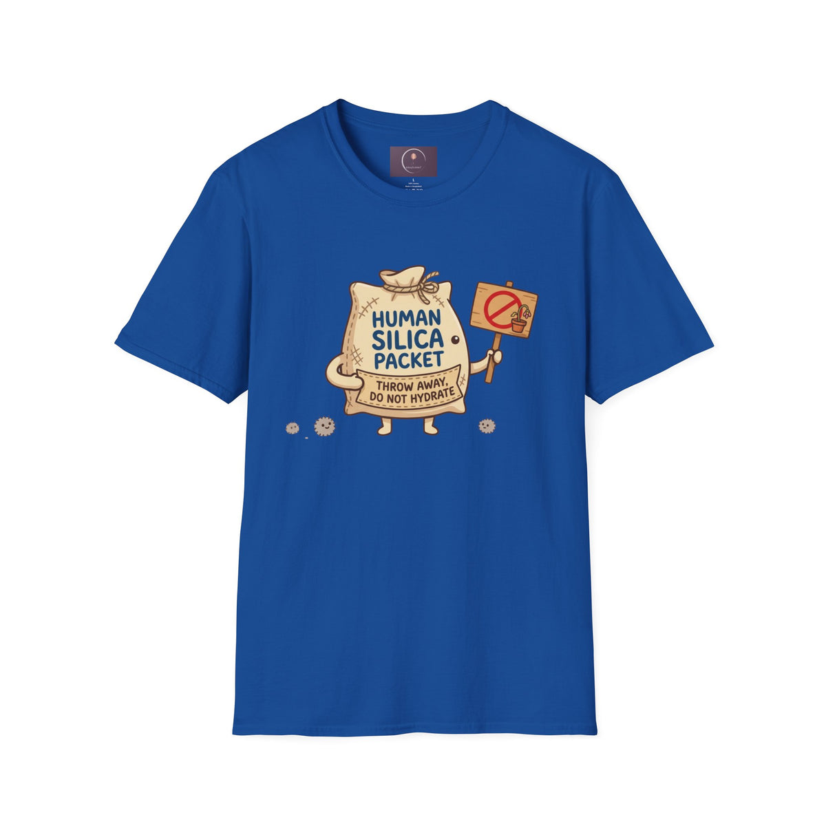 Human Silica Packet T-Shirt — Funny Novelty Graphic Tee