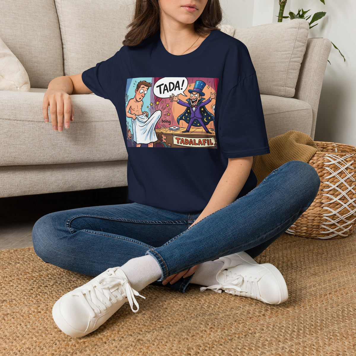 Tadafil Funny Magic Strip Joke T-Shirt
