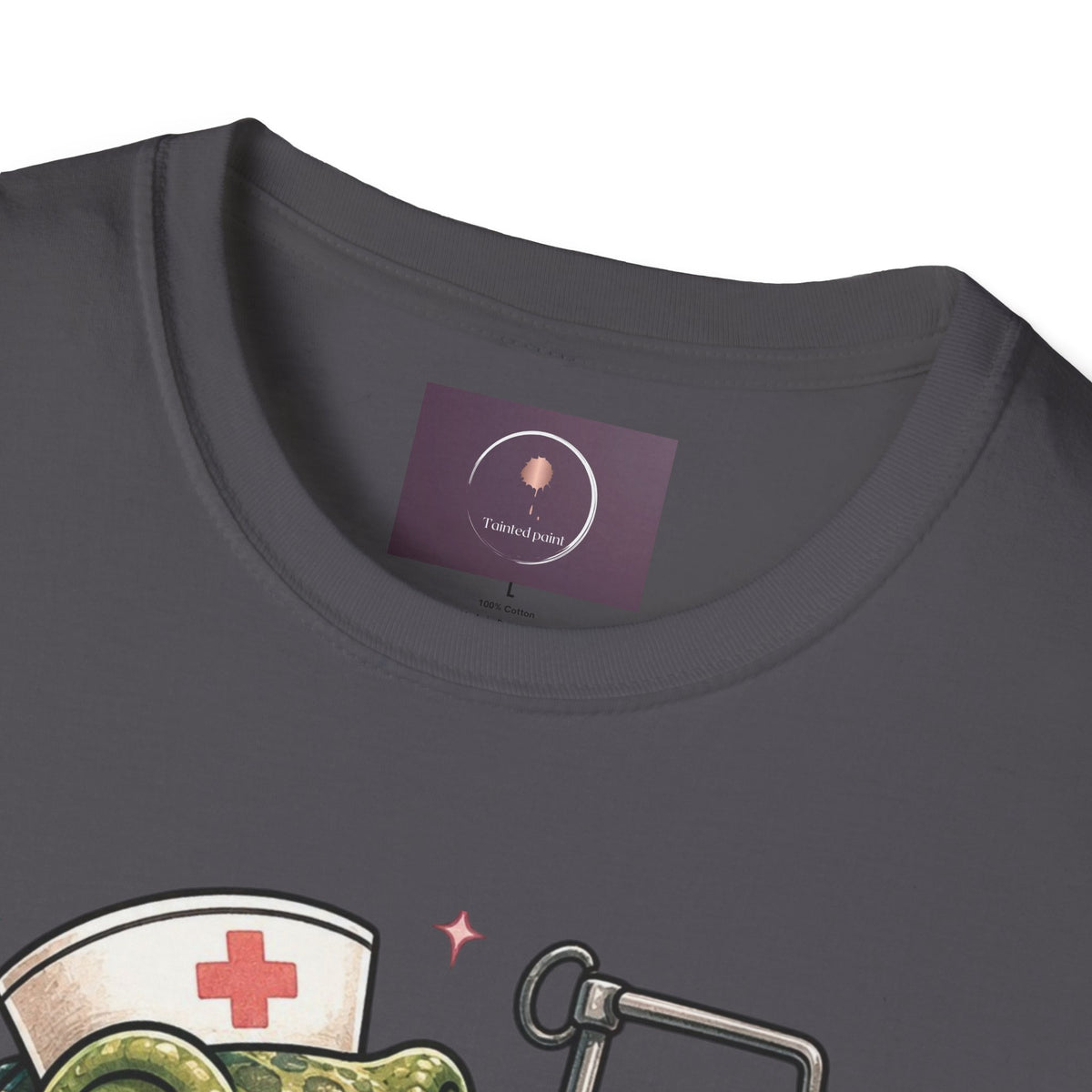Nurse Dino T‑Shirt — Cute Daptomycin IV Cartoon Tee for Nurses & Med Students