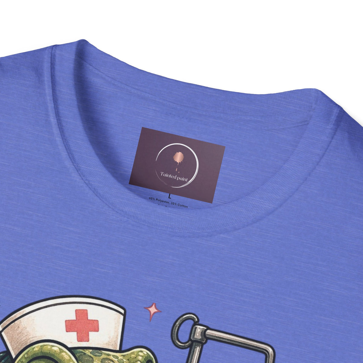 Nurse Dino T‑Shirt — Cute Daptomycin IV Cartoon Tee for Nurses & Med Students