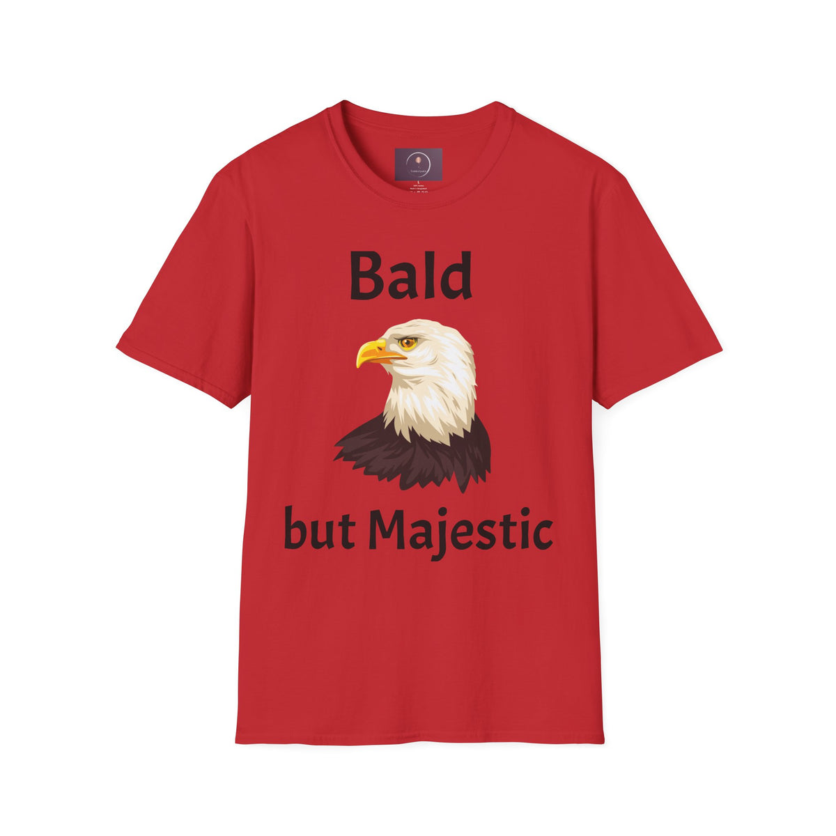 Bald but Majestic T‑Shirt — Bald Eagle Graphic Tee