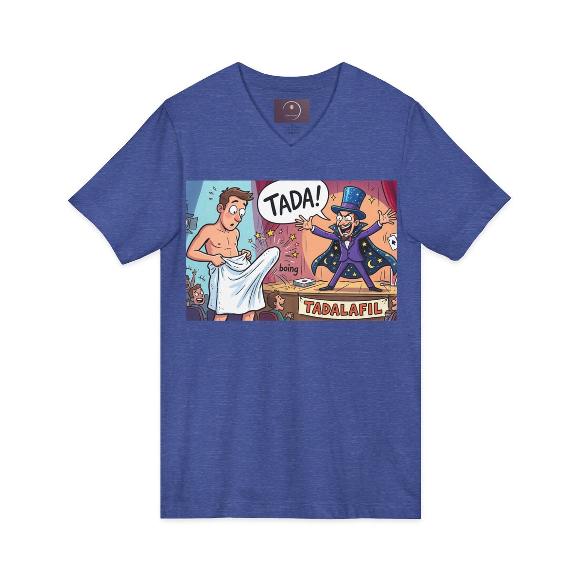 Tadafil Funny Magic Strip Joke V-neck T-Shirt