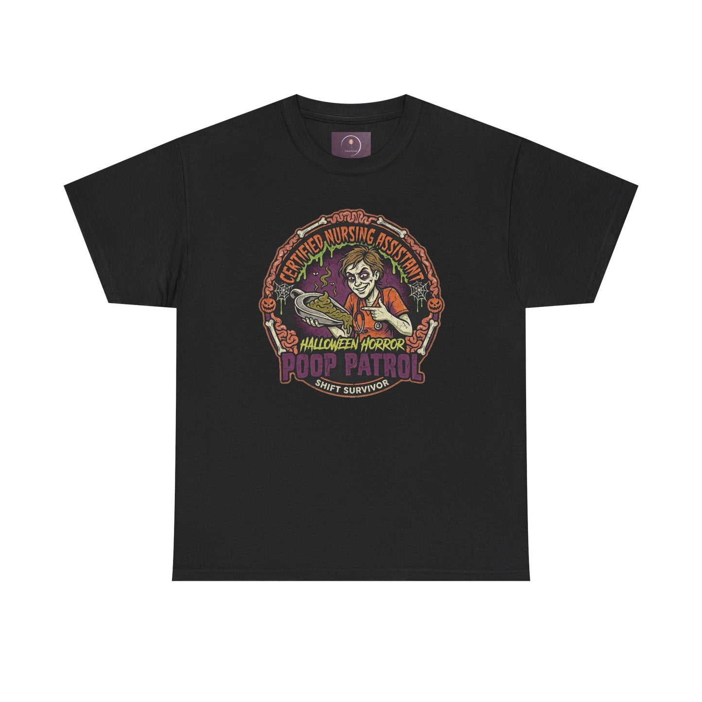 CNA Poop Patrol Halloween Horror Tee