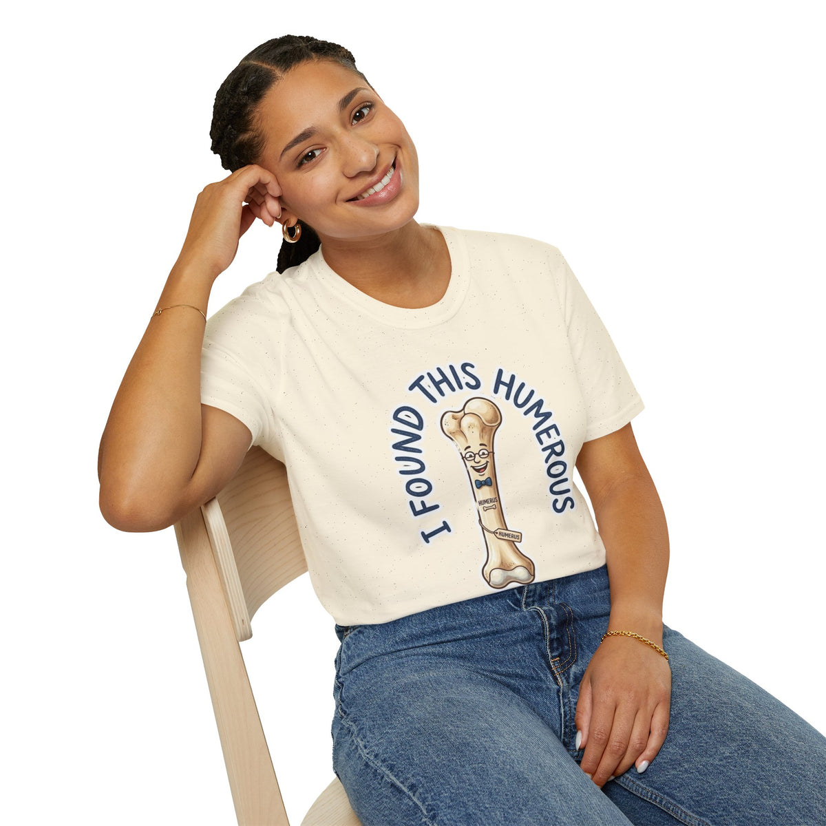 I Found This Humerous T-Shirt — Funny Bone Cartoon Tee