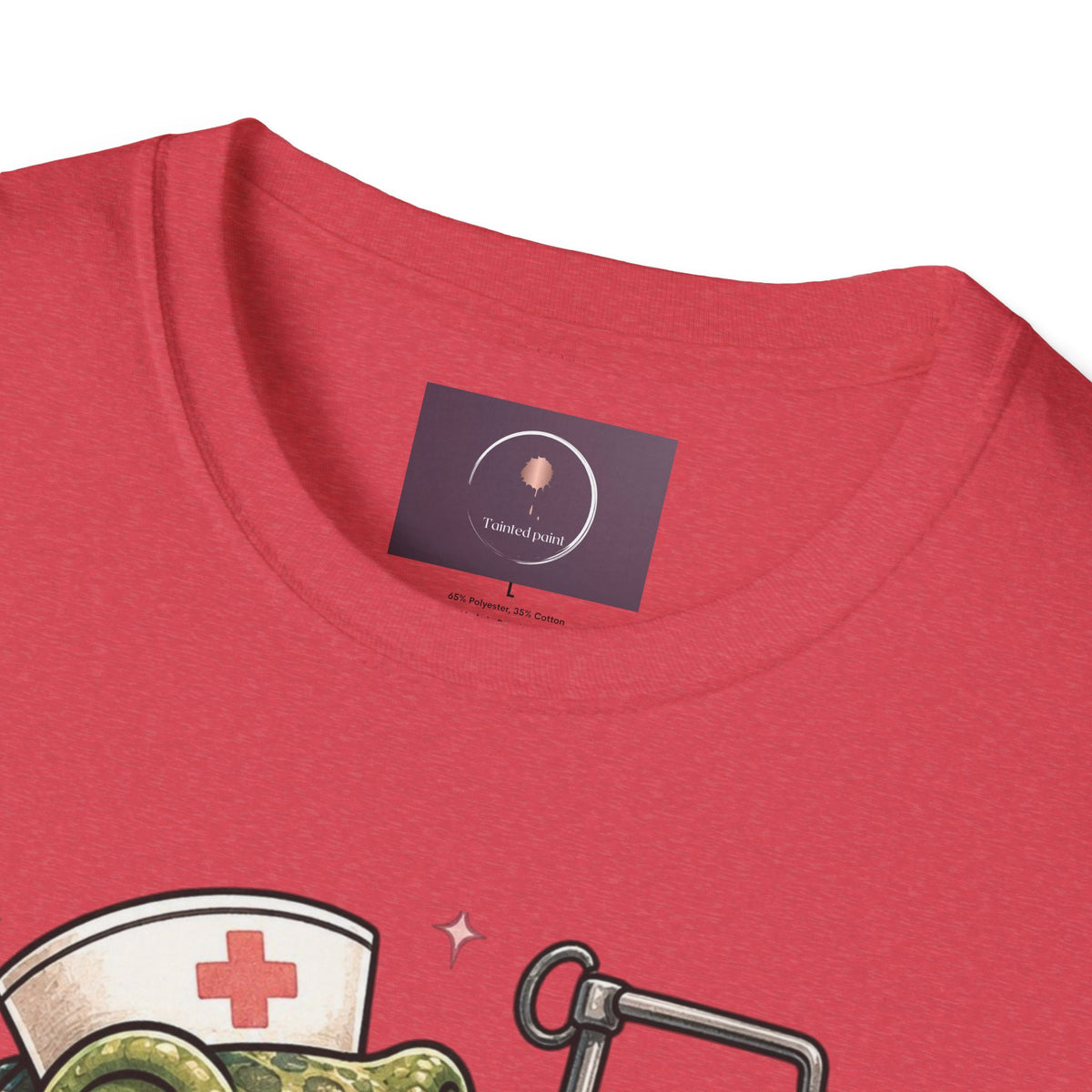 Nurse Dino T‑Shirt — Cute Daptomycin IV Cartoon Tee for Nurses & Med Students