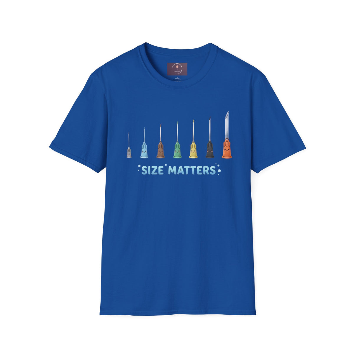 Size Matters T-Shirt — Colorful Art Brush Sizes Tee